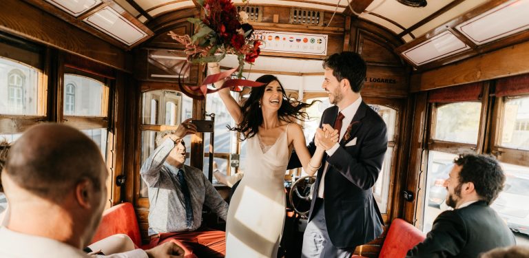 lisbon tram wedding the framers