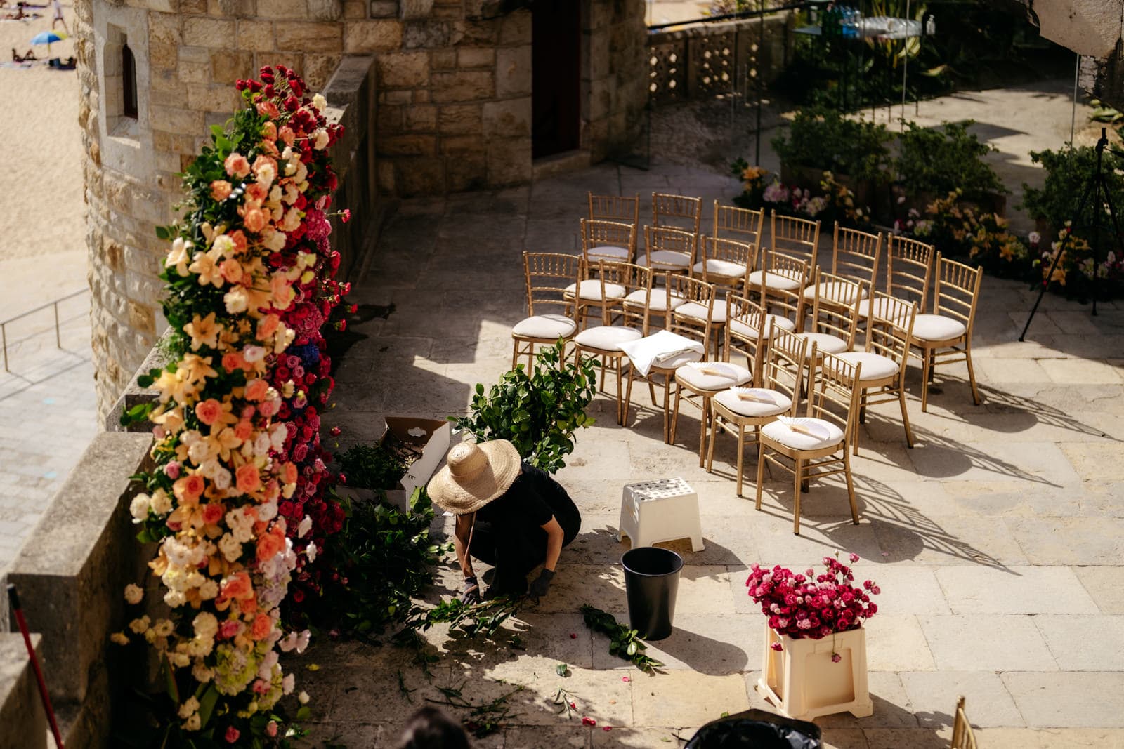 lisbon beach wedding forte da cruz the framers